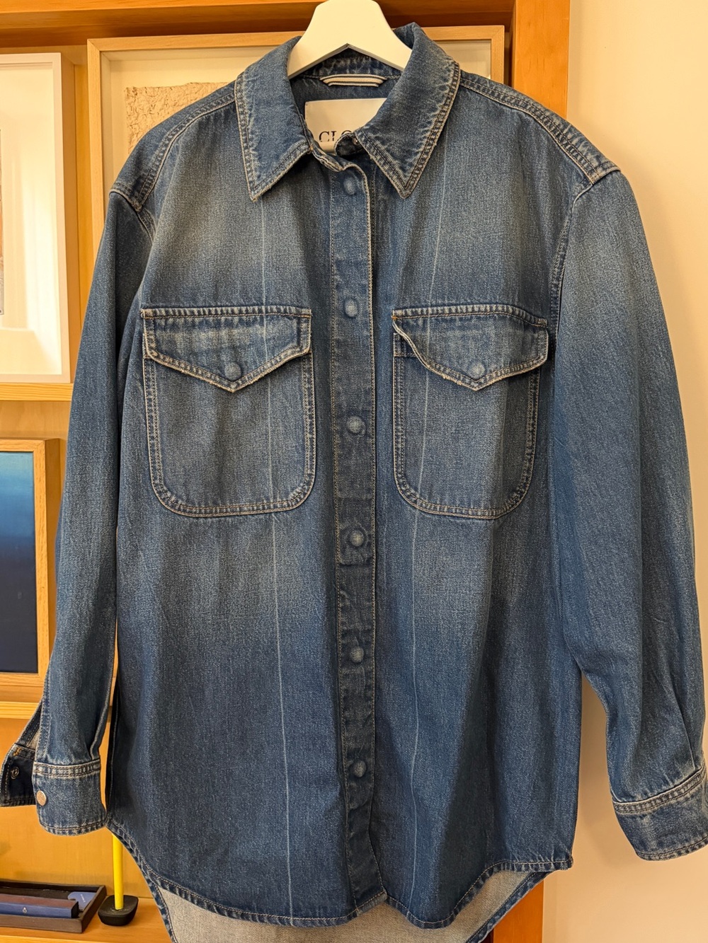CLOSED Denim Shirt Jacket in Blue - Picture 7 of 7